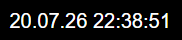 Widget-Uhr (einfach)