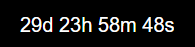 Widget Rückwärts-Countdown
