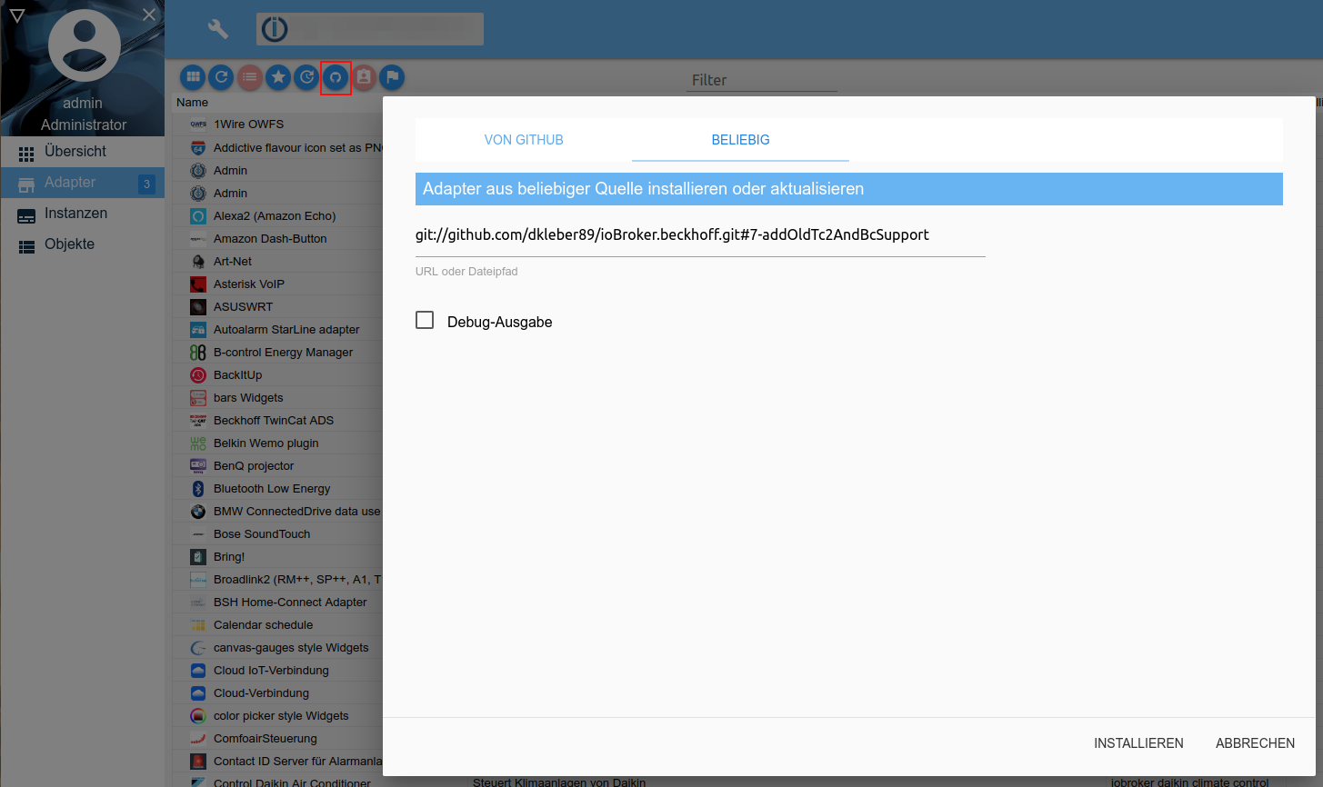 GitHub Installation