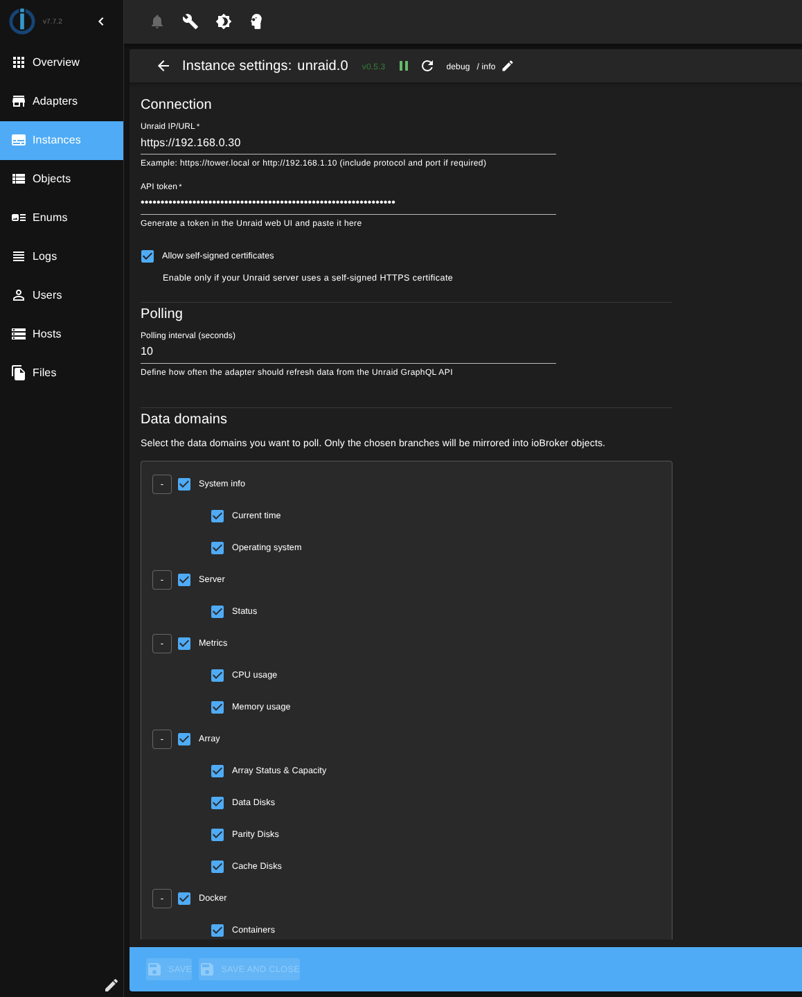 Configuration