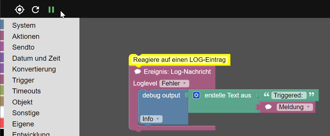 TR: onLog