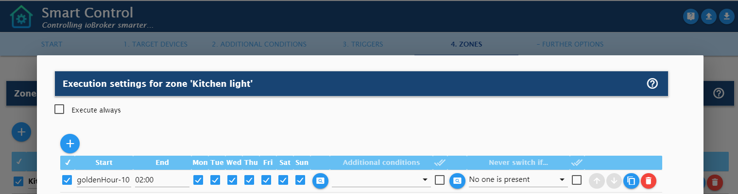 Параметры SmartControl